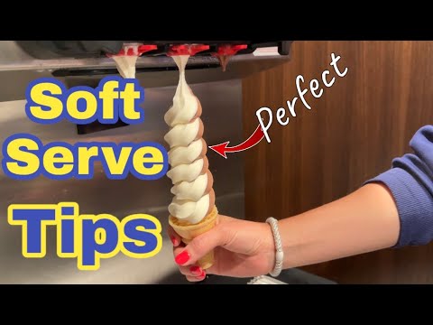 Soft Serve Ice Cream, How to Make a Tall Cone!  Learn This Before Your Next Cruise!