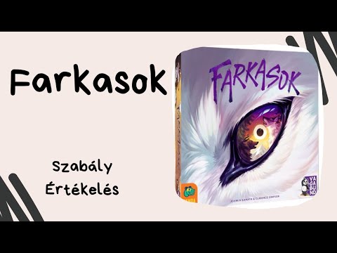 Ez a társas tényleg állat! Farkasok társasjáték játékbemutató és szabályismertető - Társasozz Okosan!