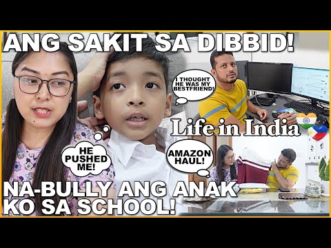 LIFE in INDIA: ANG SAKIT SA DIBDIB! NABULLY SI RAYAN SA SCHOOL! ANG KANYANG SUMBONG AT HINAING!