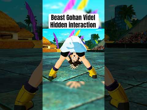 Beast Gohan Videl Interaction in Sparking Zero#dragonballsparkingzero #dragonball #sparkingzero