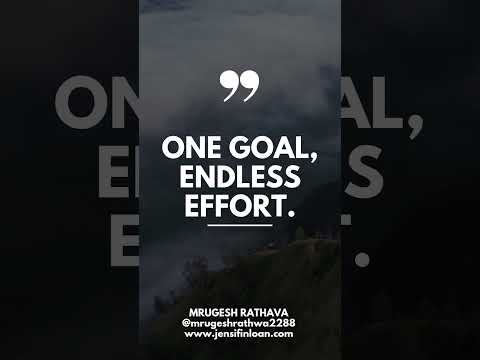 One goal, endless effort.🔥❤️✌️👍        Mrugesh Rathava @mrugeshrathwa2288 www.jensifinloan.com