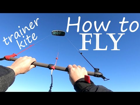 How to fly a kite (detailed guide to small 2-line power kites / trainer kites)