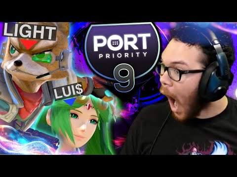 LIGHT WAS ACTUALLY COOKING AND PALUTENA GOT TOP 8?! | Port Priority 9 Reaction