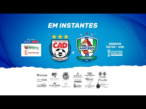 MELHORES MOMENTOS CAD GUARAPUAVA 0 X 2 AMPÉRE