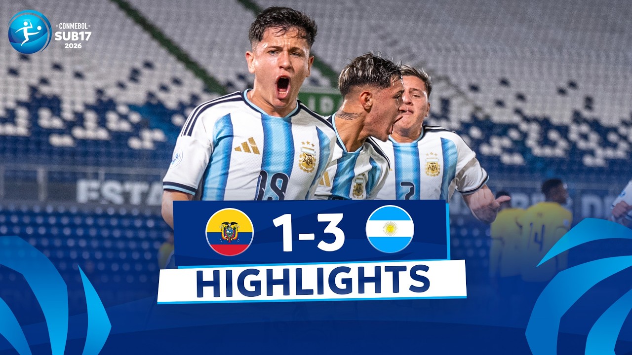 Ecuador U17 vs Argentina U17 Highlights