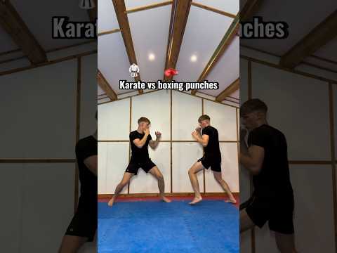 Karate vs boxing PUNCHES👊