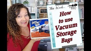 How to use Vacuum Storage Bags