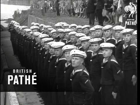 Launching Of The "Gorch Fock" (1958)