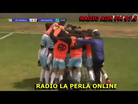 ATLETICO DE RAFAELA 3 - SAN MARTIN DE SAN JUAN 0  - FECHA 31 - PRIMERA NACIONAL