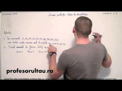 aplicatii rezolvate divizor multiplu - profesorultau.ro