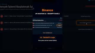 Binance API Anahtarı Nasıl Alınır? 60 Saniyede İSKORPİT'e Bağla #shorts