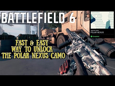Fastest Way to Unlock the Polar Nexus Weapon Camo in Battlefield 6! (Challenge Expert 1)
