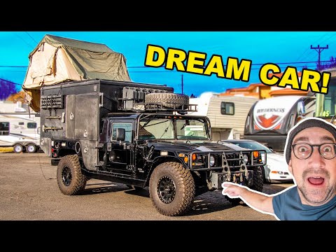 Buying a $125,000 Hummer H1 to live VAN LIFE? (Full Tour)