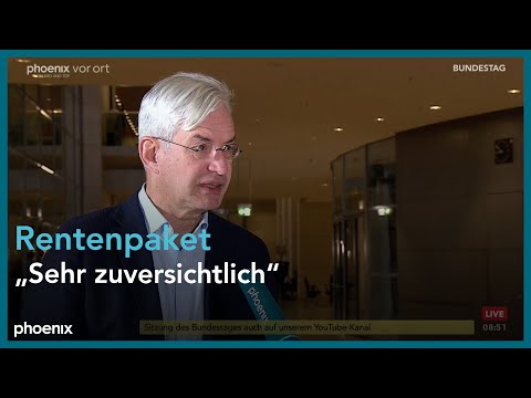 bundestagsgespräch mit Mathias Middelberg zum Rentenpaket am 05.12.25