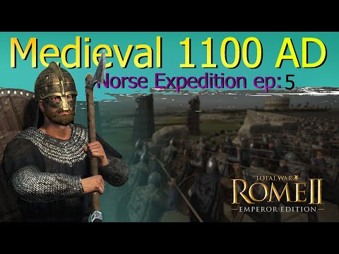 A desperate attempt : Norse expedition - Total War: Rome 2 Medieval 1100 ad  - episode 5