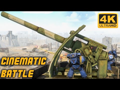 ULTRAMARINES vs CHAOS INVASION - Men of War: Assault Squad 2 | Warhammer 40k Mod (4K)