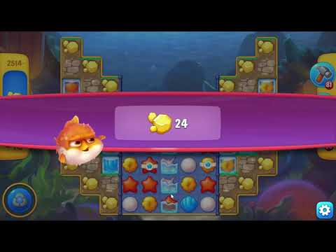 Fishdom 2514 Hard Level - NO BooSTERS