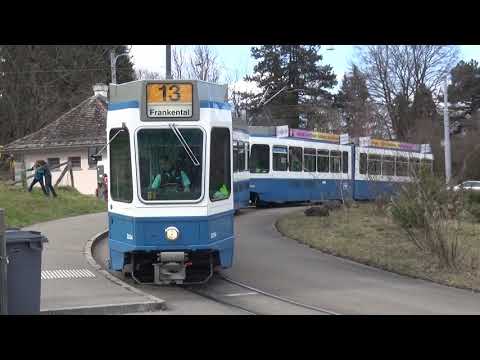 VBZ Linie 13 Umleitung | Albisgütli - Frankental | Tram 2000
