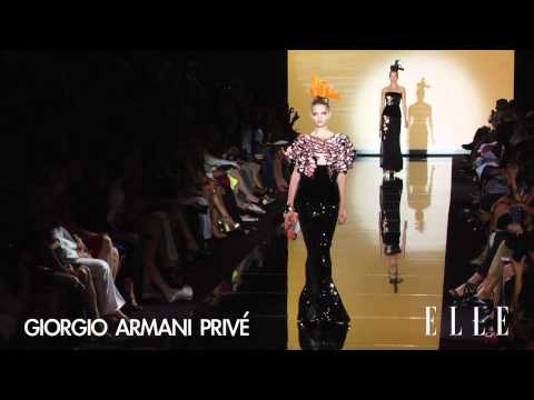 【ELLE TV JAPAN】Giorgio Armani Prive HC FW 11 12