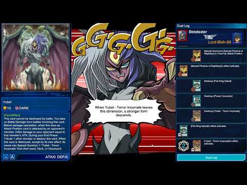 Yu-Gi-Oh! Duel Links: "Yubel, Fire King and Sacred Phoenix Combo"
