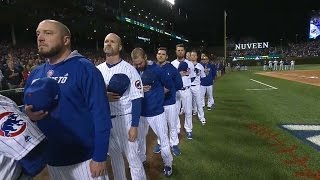 NLCS Gm6: John Vincent performs national anthem