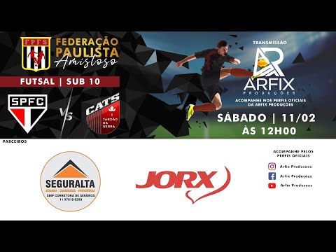 SÃO PAULO x CATS/TABOÃO - FUTSAL SUB 10