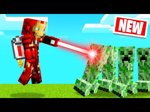 Jelly - Playing As IRON MAN In MINECRAFT! (Mod)