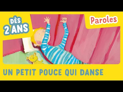 Un petit pouce qui danse avec PAROLES - Mon imagier des amusettes - Gallimard Jeunesse