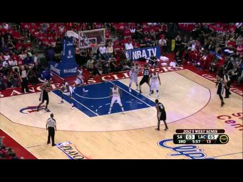 Tim Duncan 21 points beat LA Clippers (sweep) full highlights semi-finals NBA Playoffs 2012.05.20 HD