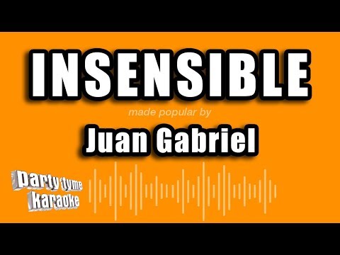 Insensible - Pistas De Juan Gabriel