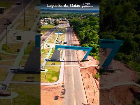 LAGOA SANTA GOIÁS, PROJETO VISÃO AÉREA - VISTA GERAL DA CIDADE PARTE 01/04.