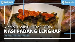 Nikmati Sajian Kebab Isi Nasi Padang, Kuliner Unik di Pasar Santa Jakarta Selatan