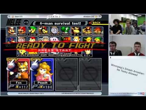 S.A.N.T.A. 2 AFRO DIGHTY (Peach) vs. Stom (Fox) - Melee Singles Grand Finals Set 2