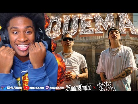 who is Ryan Castro?? Ryan Castro & Peso Pluma - QUEMA - First Reaction