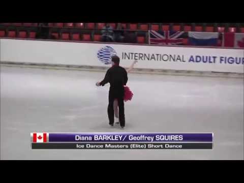 2015 ISU Masters Elite Short Dance   Diana Barkley & Geoff Squires (4th Place)