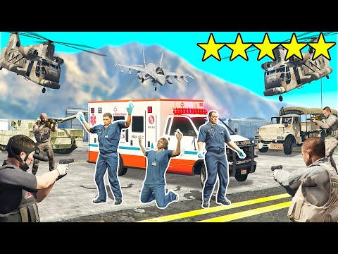 COSA SUCCEDE SE PORTI L'AMBULANZA A FORT ZANCUDO? - Gta 5