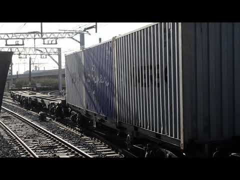 90045 with 4M87 Felixstowe North F.L.T. to Trafford Park passing Stratford 11/02/2016