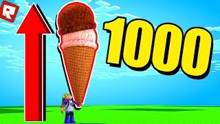 МИРОВОЙ РЕКОРД 1000 МЕТРОВ МОРОЖЕННОГО! | Roblox