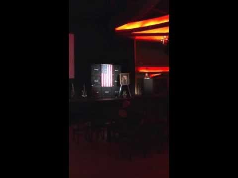 Robert Trujillo at Jeff Hanneman's memorial service (5/23/2013)