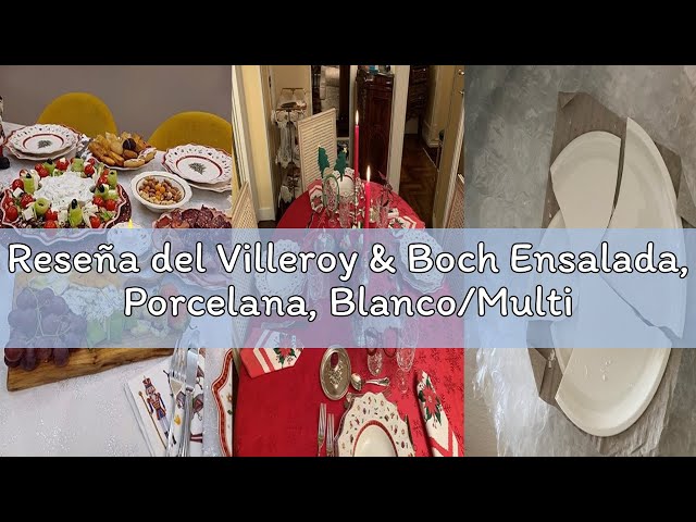 Vídeo relacionado con Villeroy & Boch 10-4264-2660 Plato de Pan NewMoon pequeño para Desayuno, Brunch o Aperitivos de Porcelana Premium, Apto para lavavajillas, 16 cm, Color Blanco