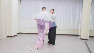 この服を着て、巨大風船割りに挑戦してみます（Long）I’m going to try popping a giant balloon while wearing this outfit