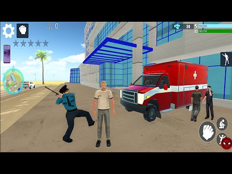 Rage City Online - Going through the Open World & Doing the Pizza Delivery Job #1 Android Gameplay