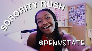 SORORITY RUSH VLOG (penn state university)