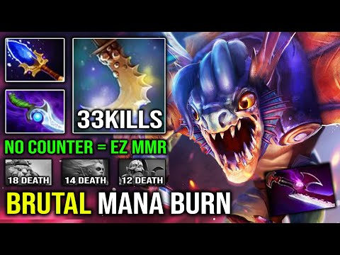 This HAPPEN When You Didn't Pick Slark Counter | WTF 1Kill Per Min OP Mana Burn Diffusal Dota 2