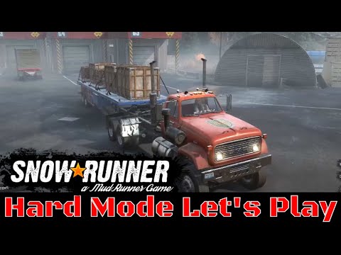 Snowrunner Hard Mode Let's Play | Working for a living | Episode 22