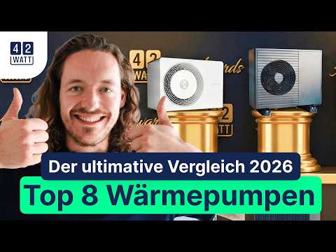 🔥Wärmepumpen Test 2026: Die besten 8 Modelle im Vergleich (Vaillant, Buderus/Bosch, Viessmann...)