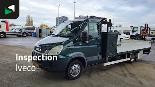 Camion plateau IVECO Daily 40C18 3.0L Kraanwagen Open Laadbak Hyya 017T 1320KG 3,5t T | Image 4 - Autoline