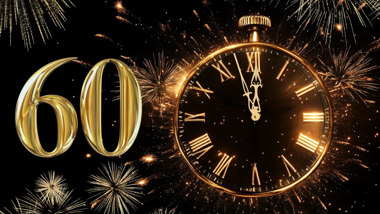 New Year Countdown 2025 🎆 Best NEW YEAR COUNTDOWN 60 seconds TIMER  🎆 Happy New Year 2025 🎇