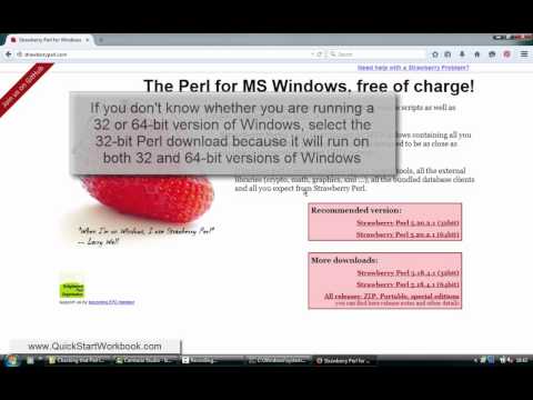 Installing Perl on Windows