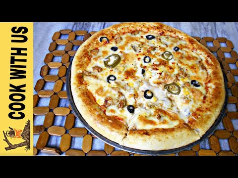 Super Supreme Pizza (With Extra Topping) by Cook With Us